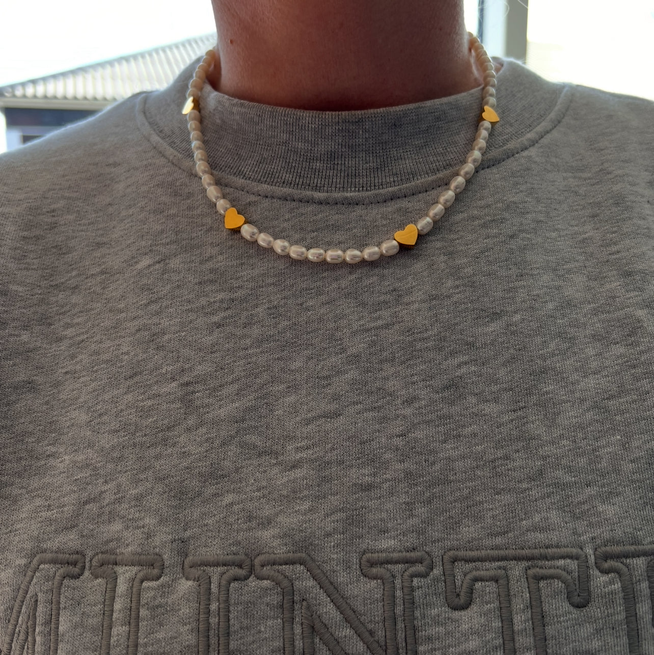 ANNEBRAUNER Pearl Love Necklace