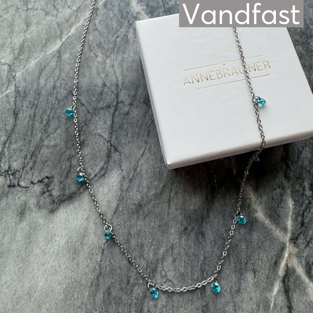 Annebrauner Classy Necklace Aquamarine
