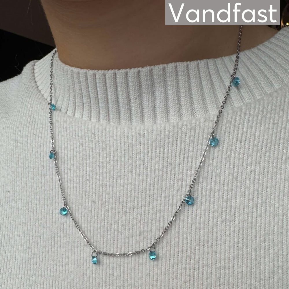 Annebrauner Classy Necklace Aquamarine