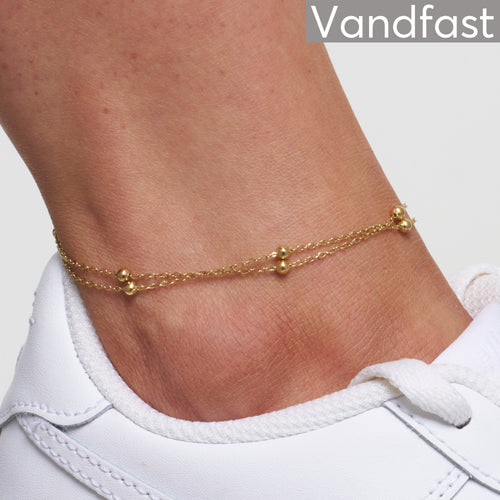 Annebrauner Double Ball Ankle Chain
