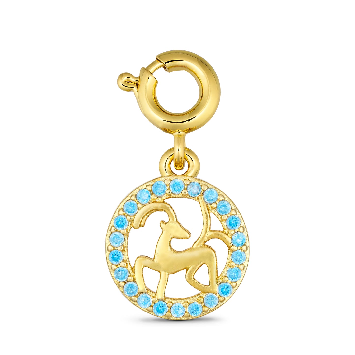 ANNEBRAUNER Capricorn Charm (Stenbuk Stjernetegn)