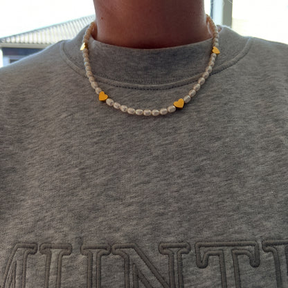 ANNEBRAUNER Pearl Love Necklace