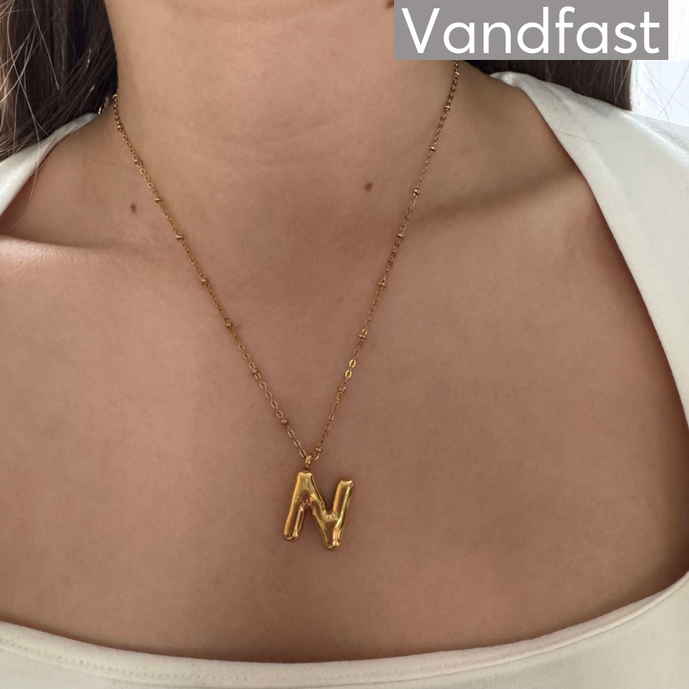 Annebrauner Balloon Letter Necklace N