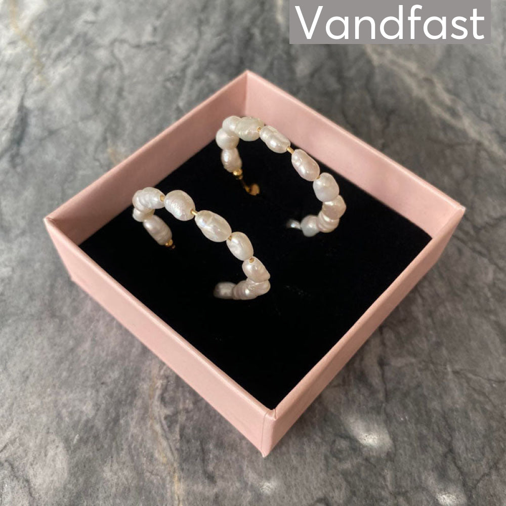 Annebrauner Big Freshwater Pearl Hoops