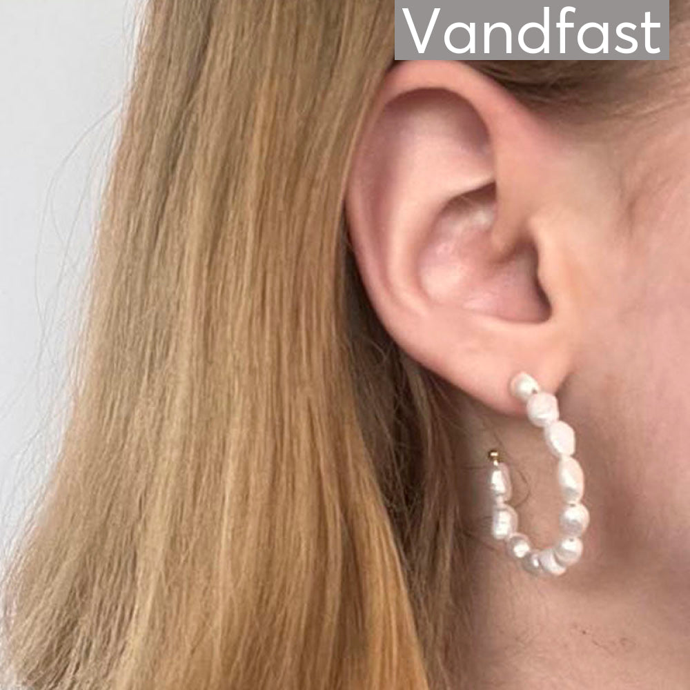 Annebrauner Big Freshwater Pearl Hoops