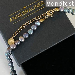 Annebrauner Black Multicolor Pearl Necklace