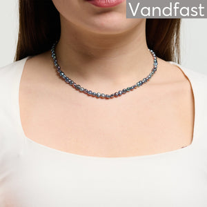 Annebrauner Black Multicolor Pearl Necklace