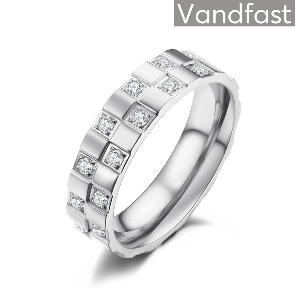 Annebrauner Chess White 50 Ring