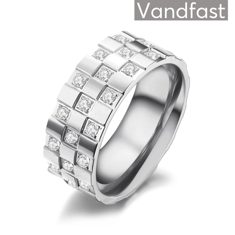 Annebrauner Chess White 50 Ring