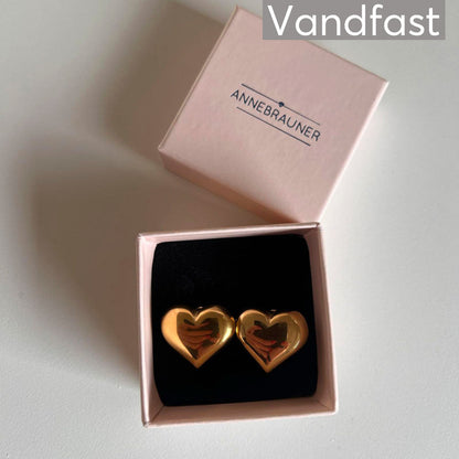 Annebrauner Chunky Palermo Heart Earrings