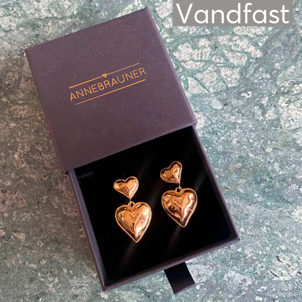 Annebrauner Chunky Wien Heart Earrings