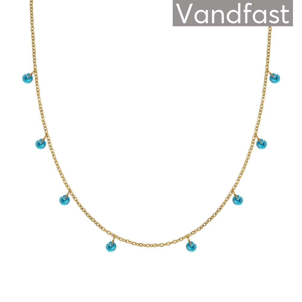 Annebrauner Classy Necklace Aquamarine