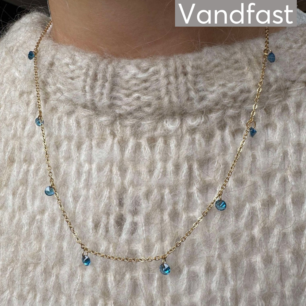 Annebrauner Classy Necklace Sapphire Blue