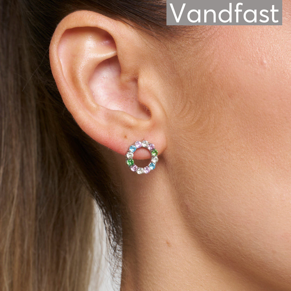 Annebrauner Dreamy Multicolor Circle Earrings