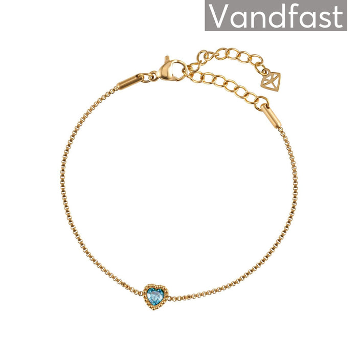 Annebrauner Heart Bracelet Aqua