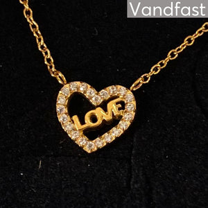 Annebrauner Heart Love Necklace 45Cm