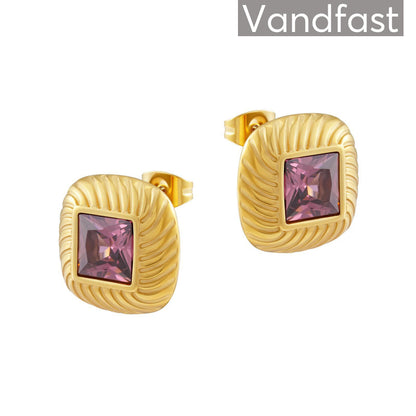 Annebrauner Milano Earrings Rhodolite