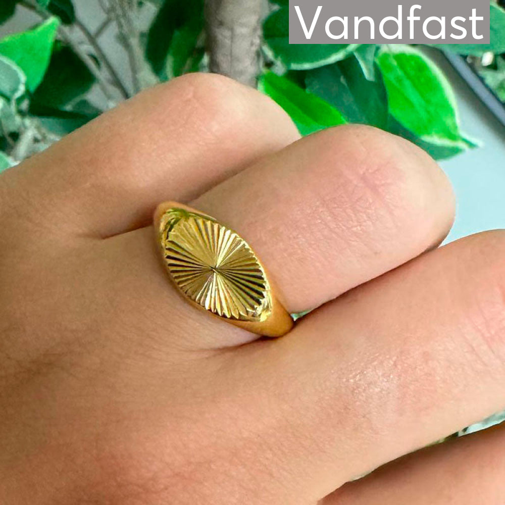 Annebrauner Oval Sun Ring