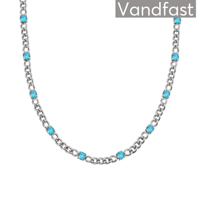 Annebrauner Panzer Necklace Aquamarine