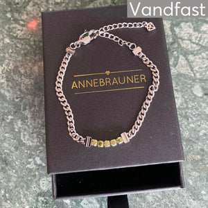 Annebrauner Panzer Tennis Peridot Bracelet