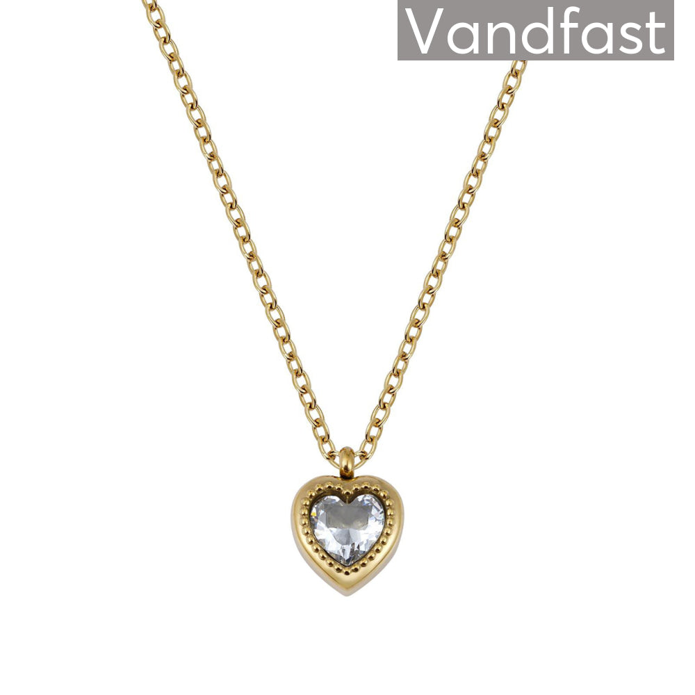 Annebrauner Passion Heart Necklace Clear