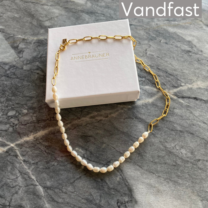 Annebrauner Pearl Chain Necklace