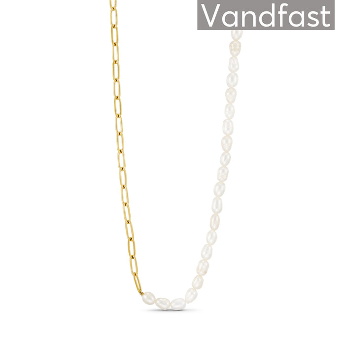 Annebrauner Pearl Chain Necklace