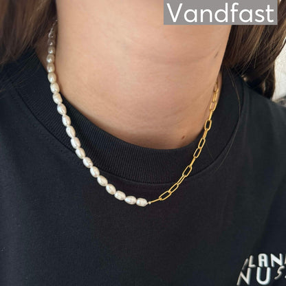 Annebrauner Pearl Chain Necklace