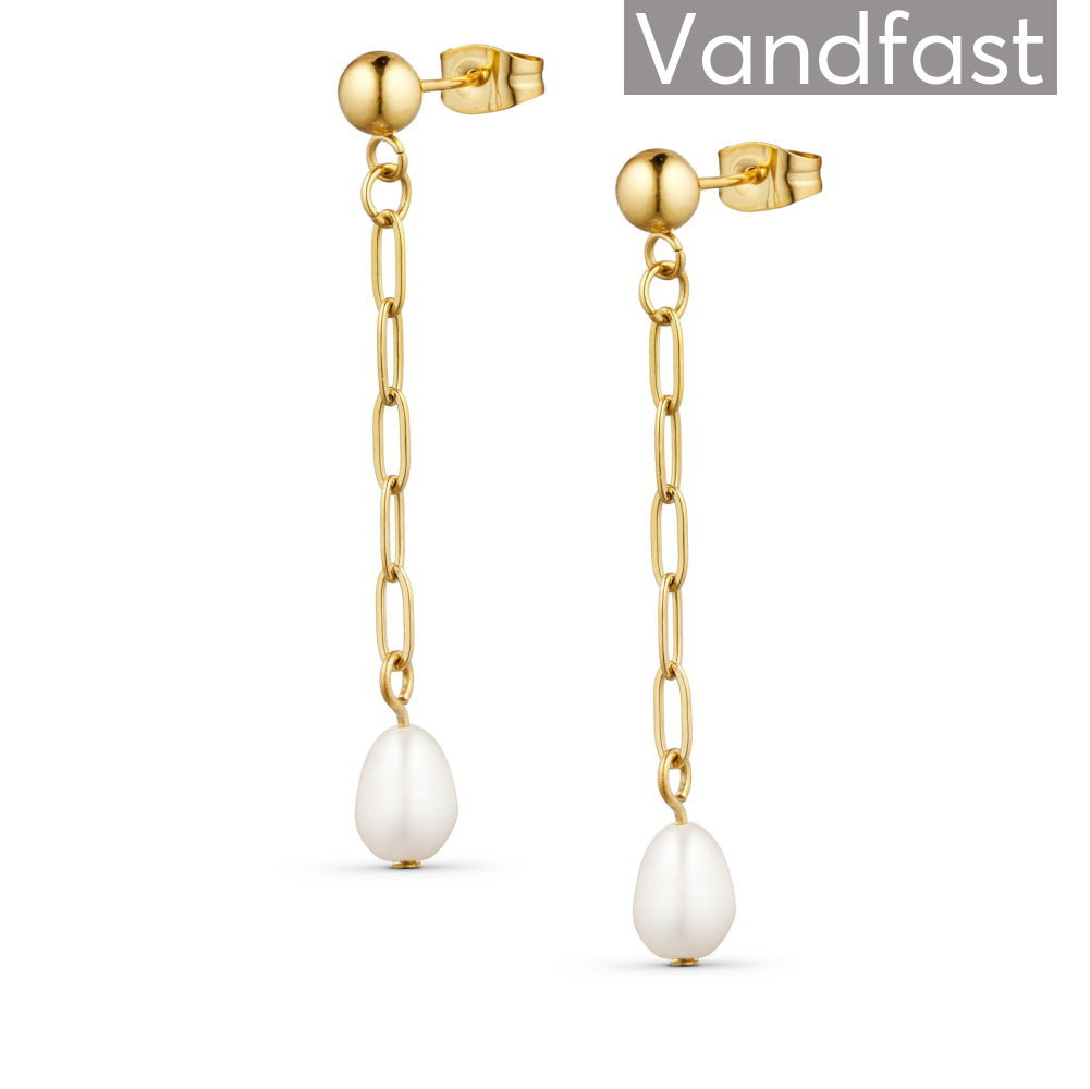 Annebrauner Pearl Link Earrings