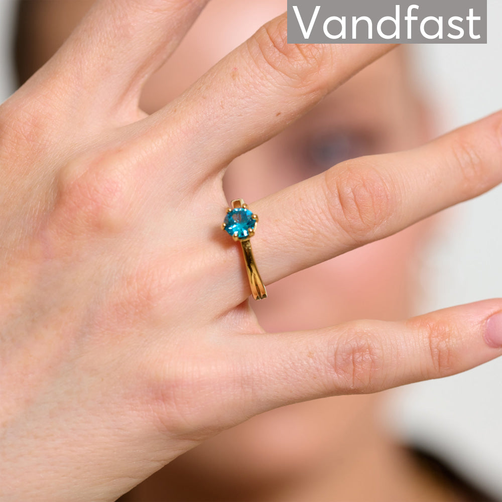 Annebrauner Princess Ring Aqua Blue