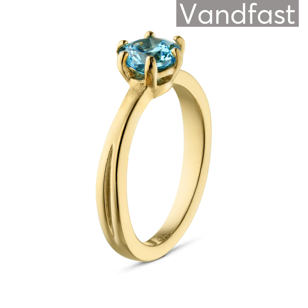 Annebrauner Princess Ring Aqua Blue