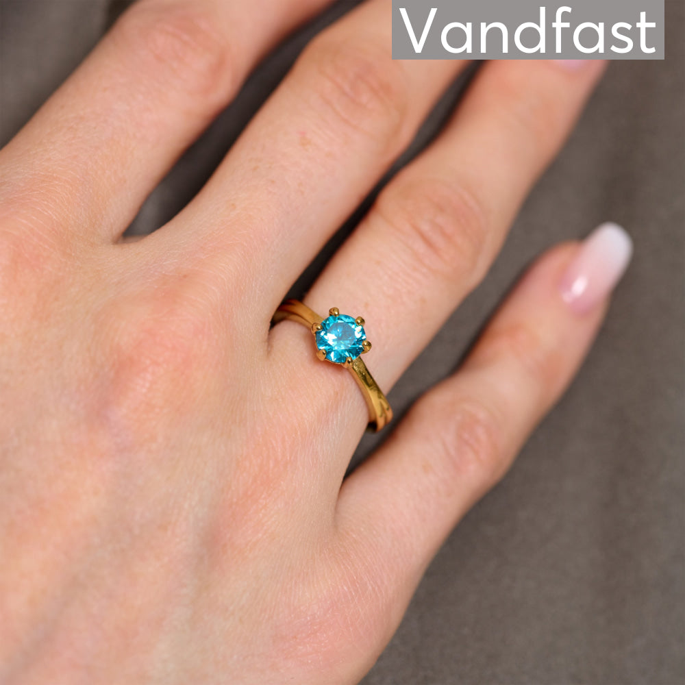 Annebrauner Princess Ring Aqua Blue