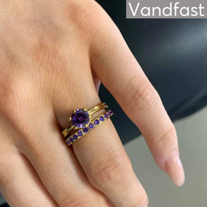 Annebrauner Princess Ring Dark Purple