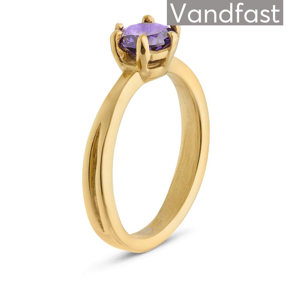 Annebrauner Princess Ring Dark Purple