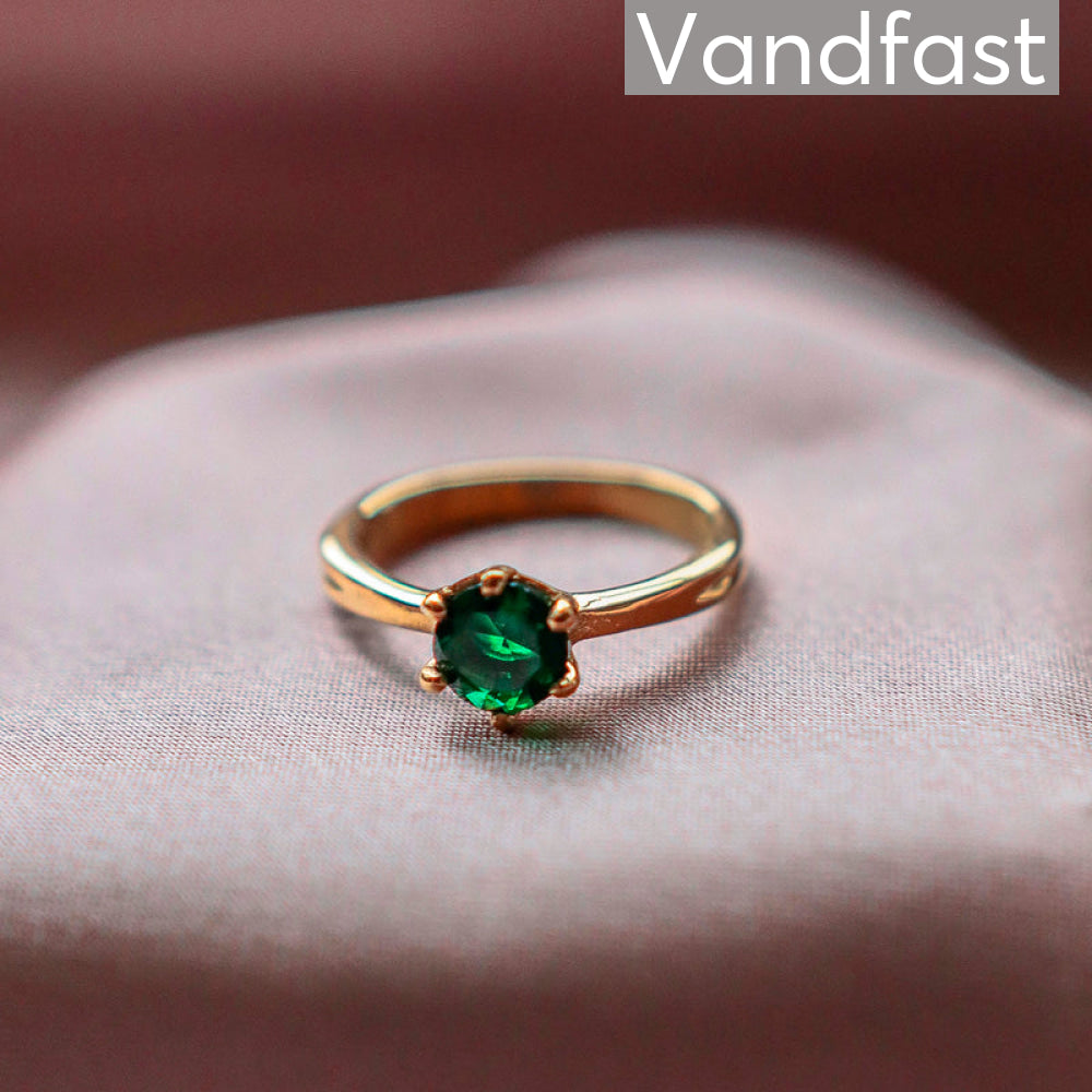 Annebrauner Princess Ring Jade Green