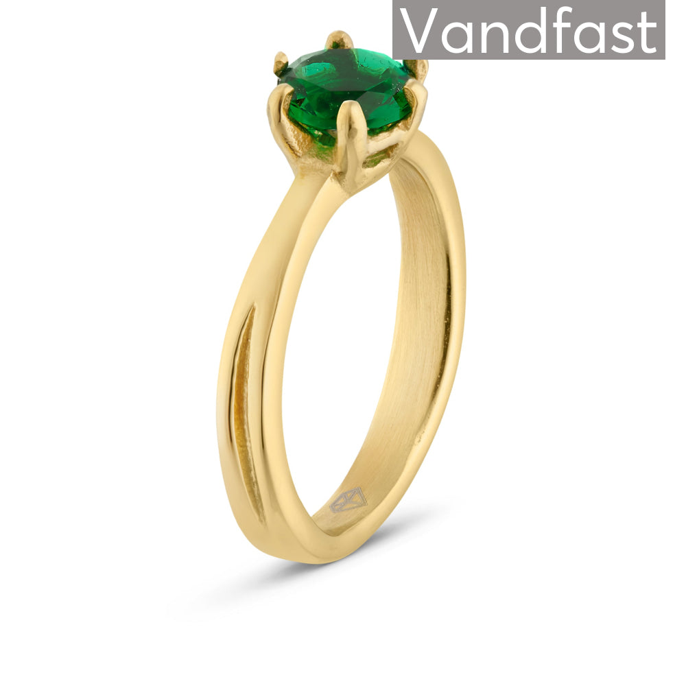 Annebrauner Princess Ring Jade Green