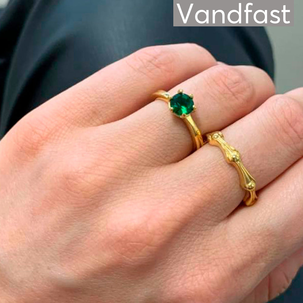 Annebrauner Princess Ring Jade Green