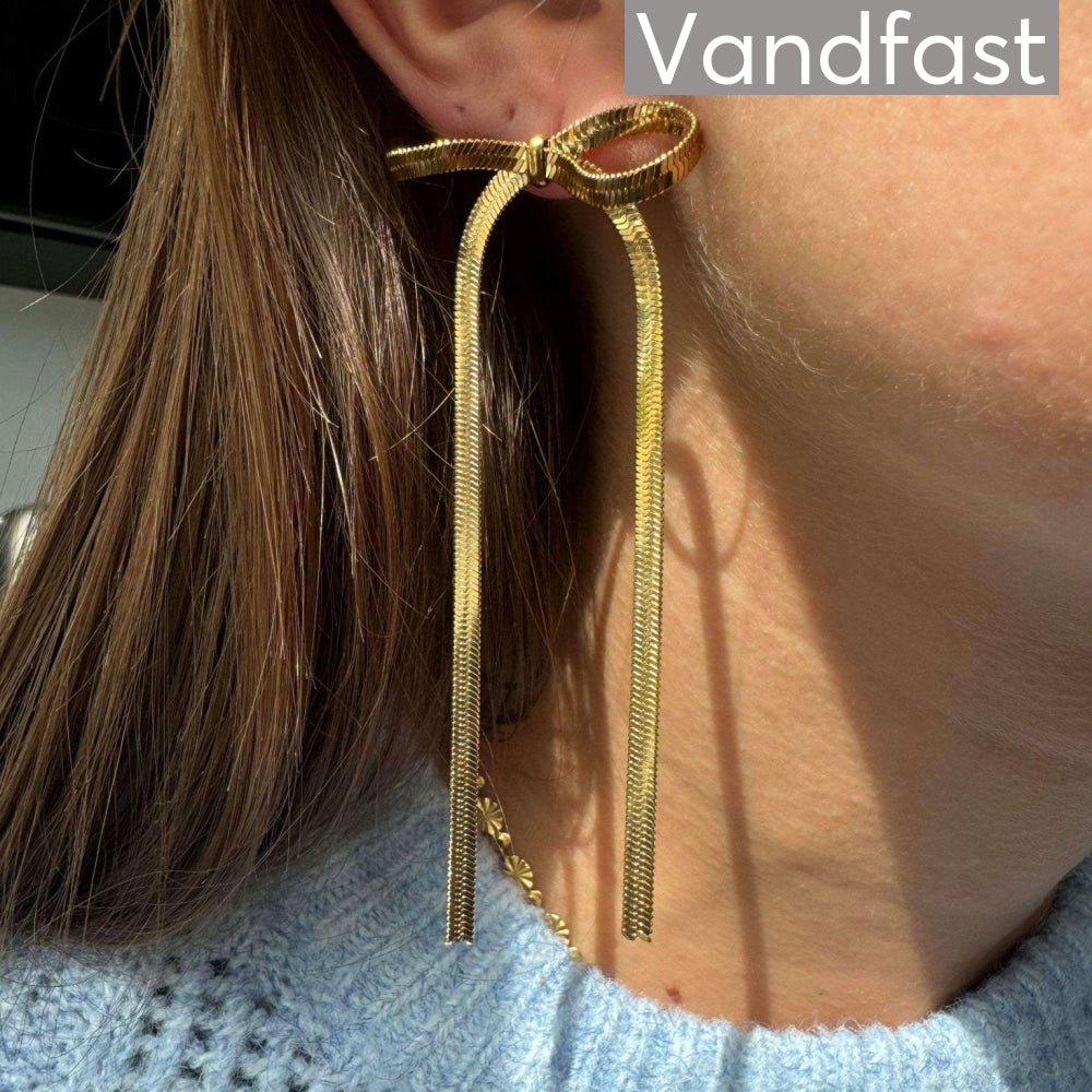 Annebrauner Snake Bow Earrings