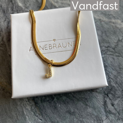 Annebrauner Snake Letter Necklace J