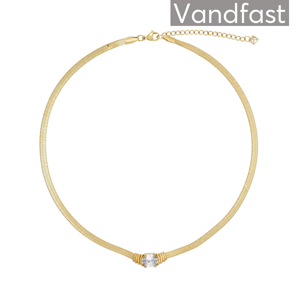 Annebrauner Snake Zirconia Necklace