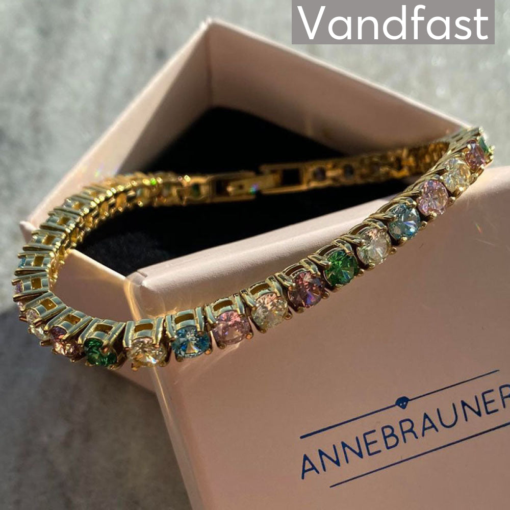 Annebrauner Tennis Multicolor Bracelet 4Mm