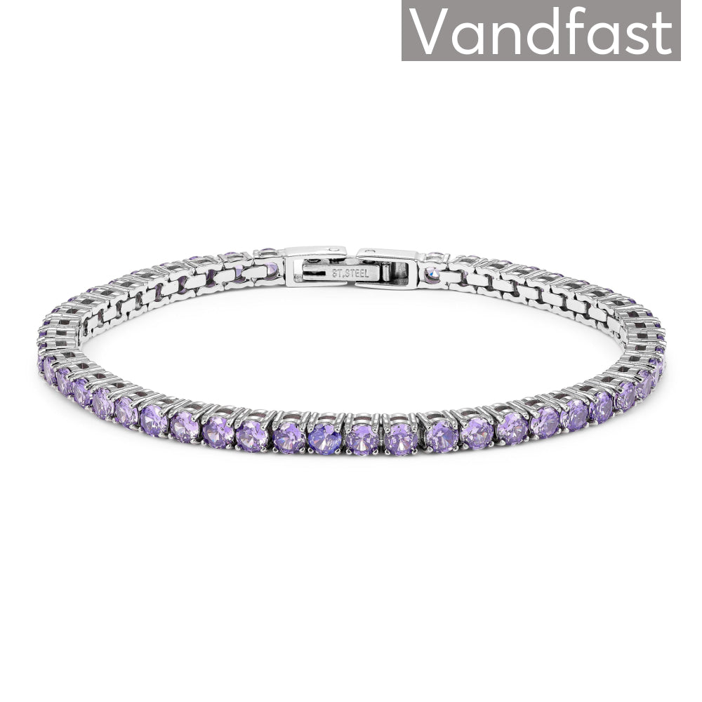 Annebrauner Tennis Petite Bracelet Violet