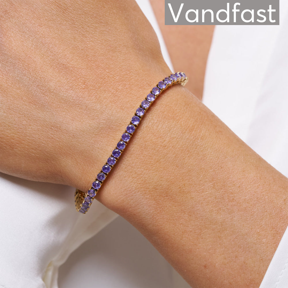 Annebrauner Tennis Petite Bracelet Violet