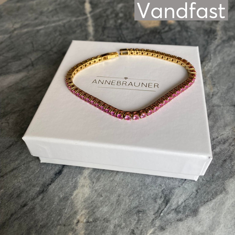 Annebrauner Tennis Petite Rose Bracelet