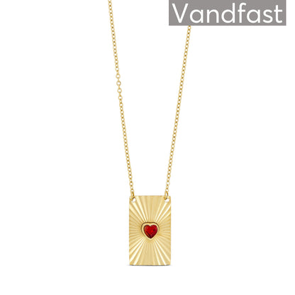 Annebrauner Texture Heart Necklace