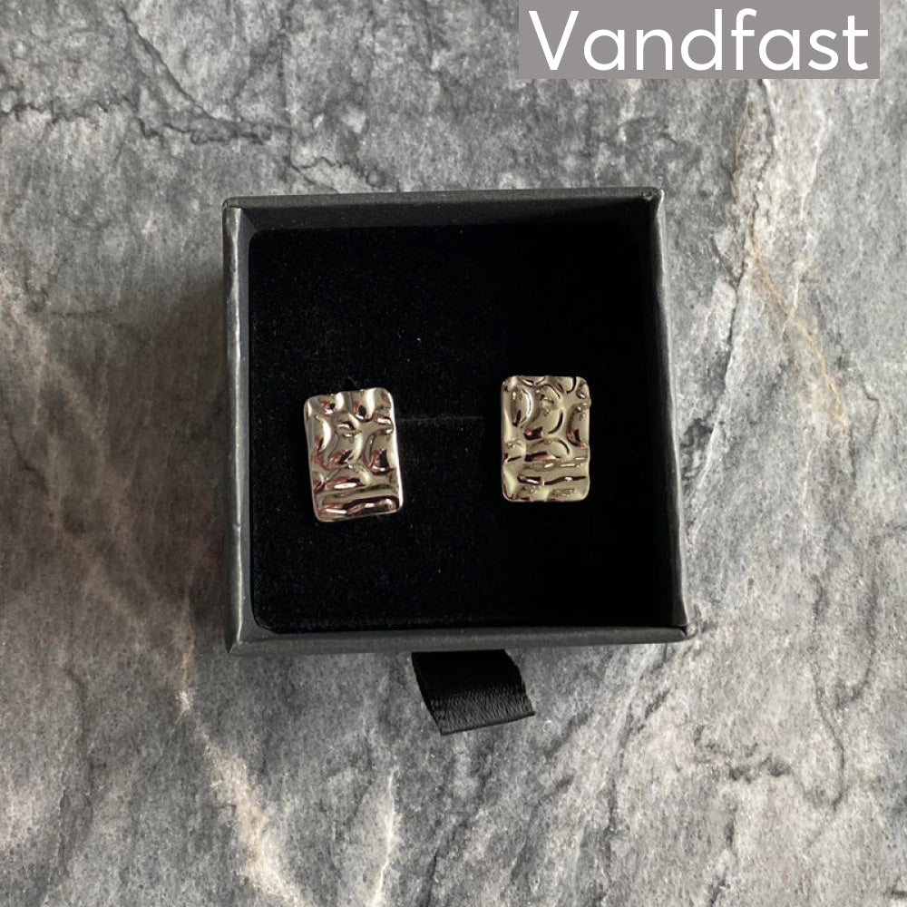 Annebrauner Texture Square Earrings