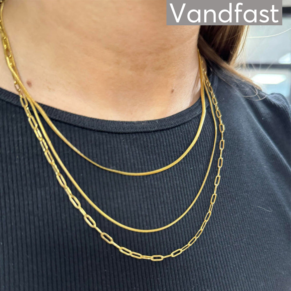 Annebrauner Three Layer Snake Chain