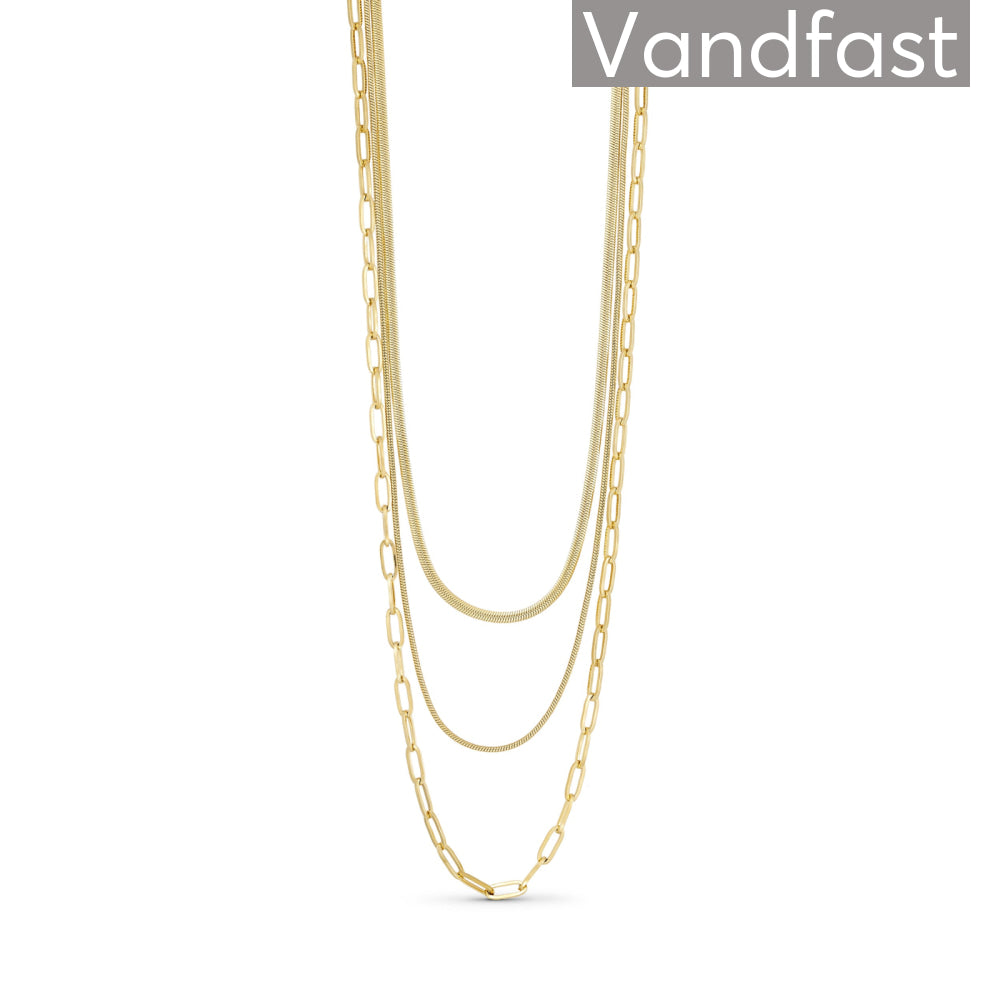 Annebrauner Three Layer Snake Chain