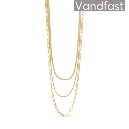 Annebrauner Three Layer Snake Chain