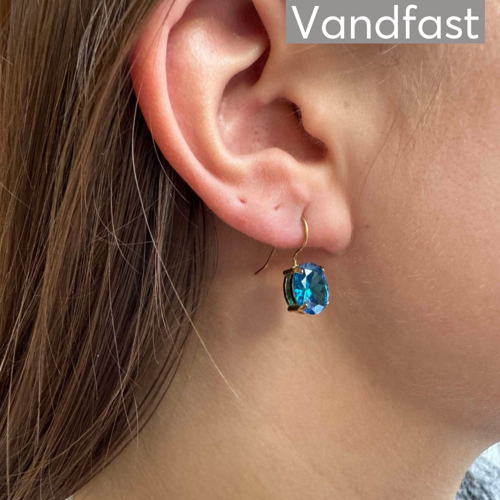 Annebrauner Torino Blue Topaz Earrings